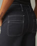 Women's Roughneck Wide Leg Contrast Stitch - Dark Navy